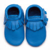 Indigo Moccs – Eco-Friendly Soft Leather Moccasins Baby Shoes by Wolfie and Willow